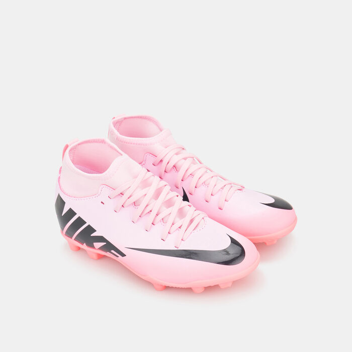 Nike Kids' Mercurial Superfly 9 Club Multi-Ground High-Top Football Shoes (Younger and Older Kids) Pink image number 1