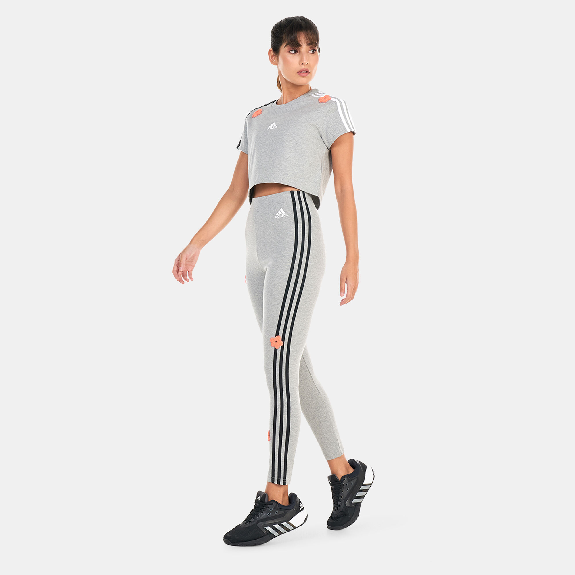Leggings adidas grigio shop