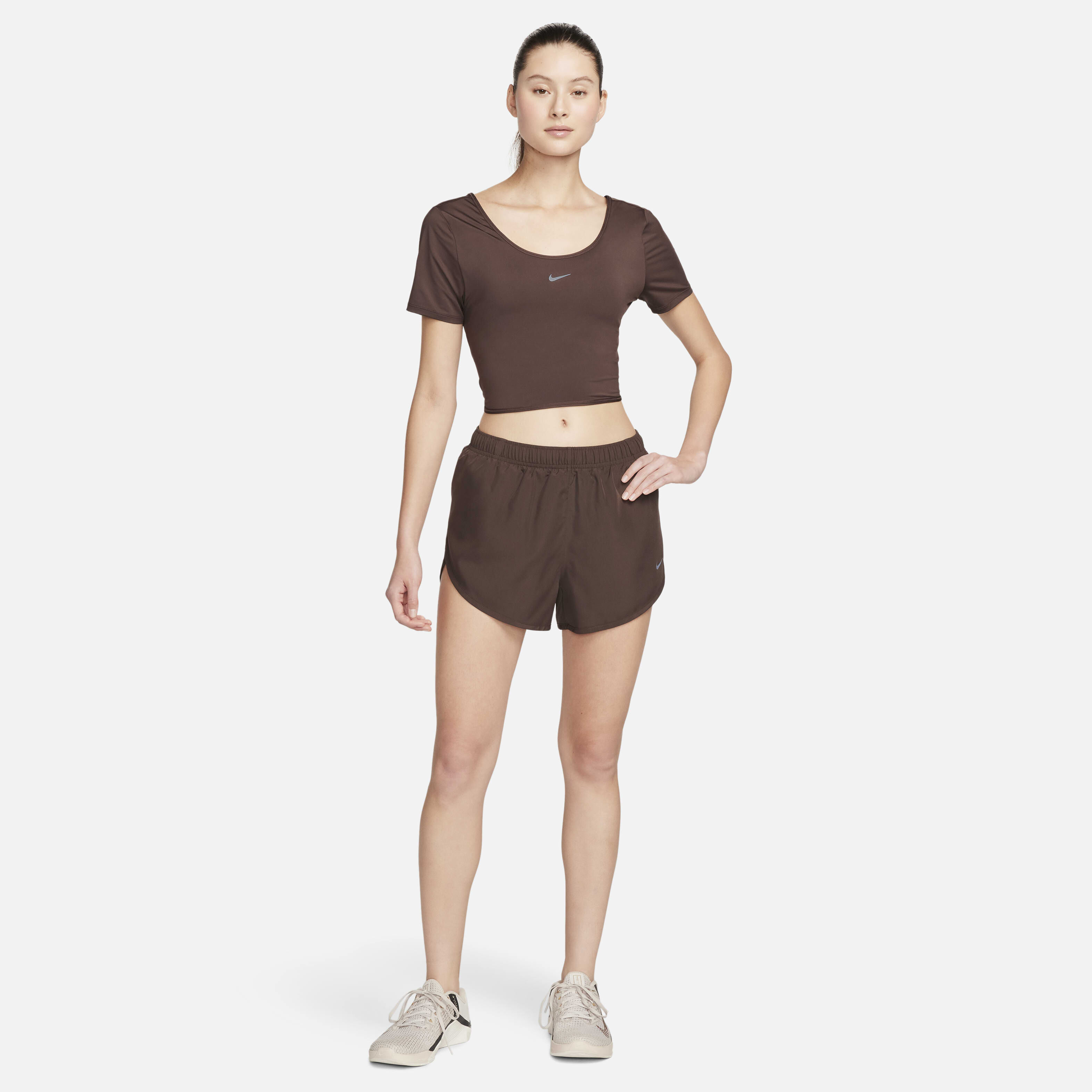 Nike twist crop top cheap