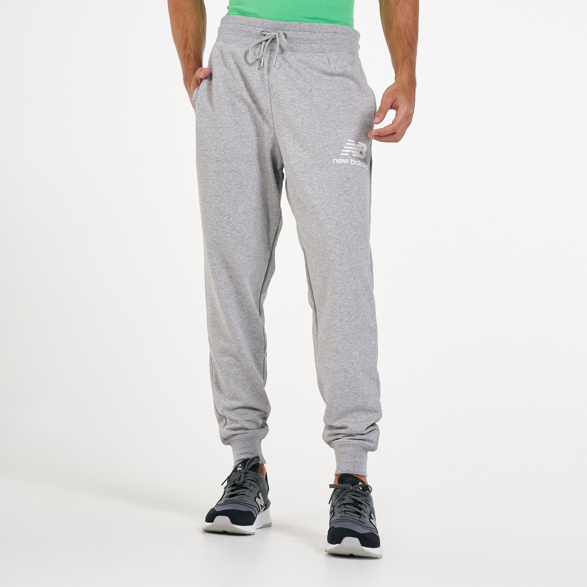 Essentials stack logo sweatpant discount