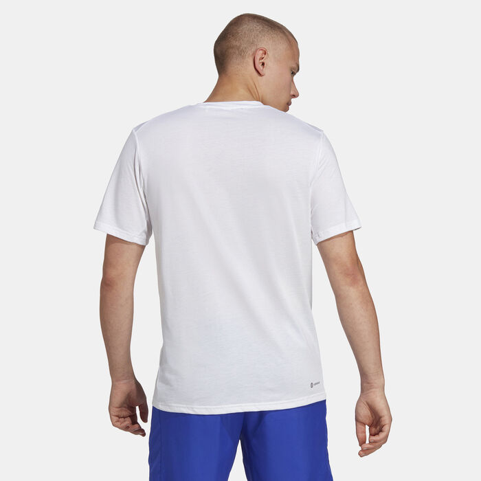 adidas Men's Train Essentials Comfort Training T-Shirt White image number 1
