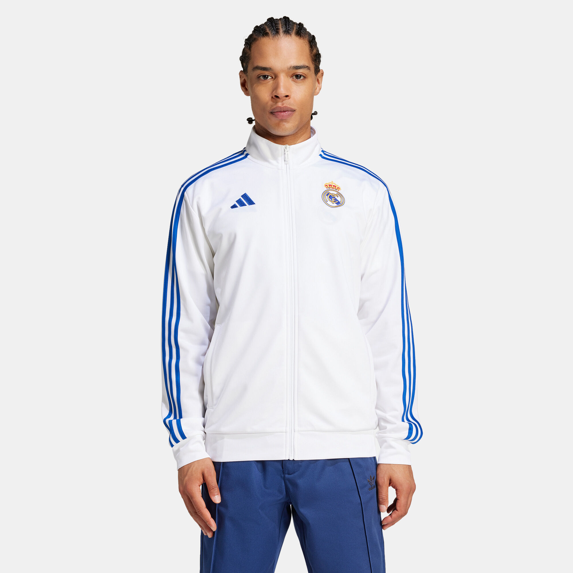 Real madrid jacket white outlet