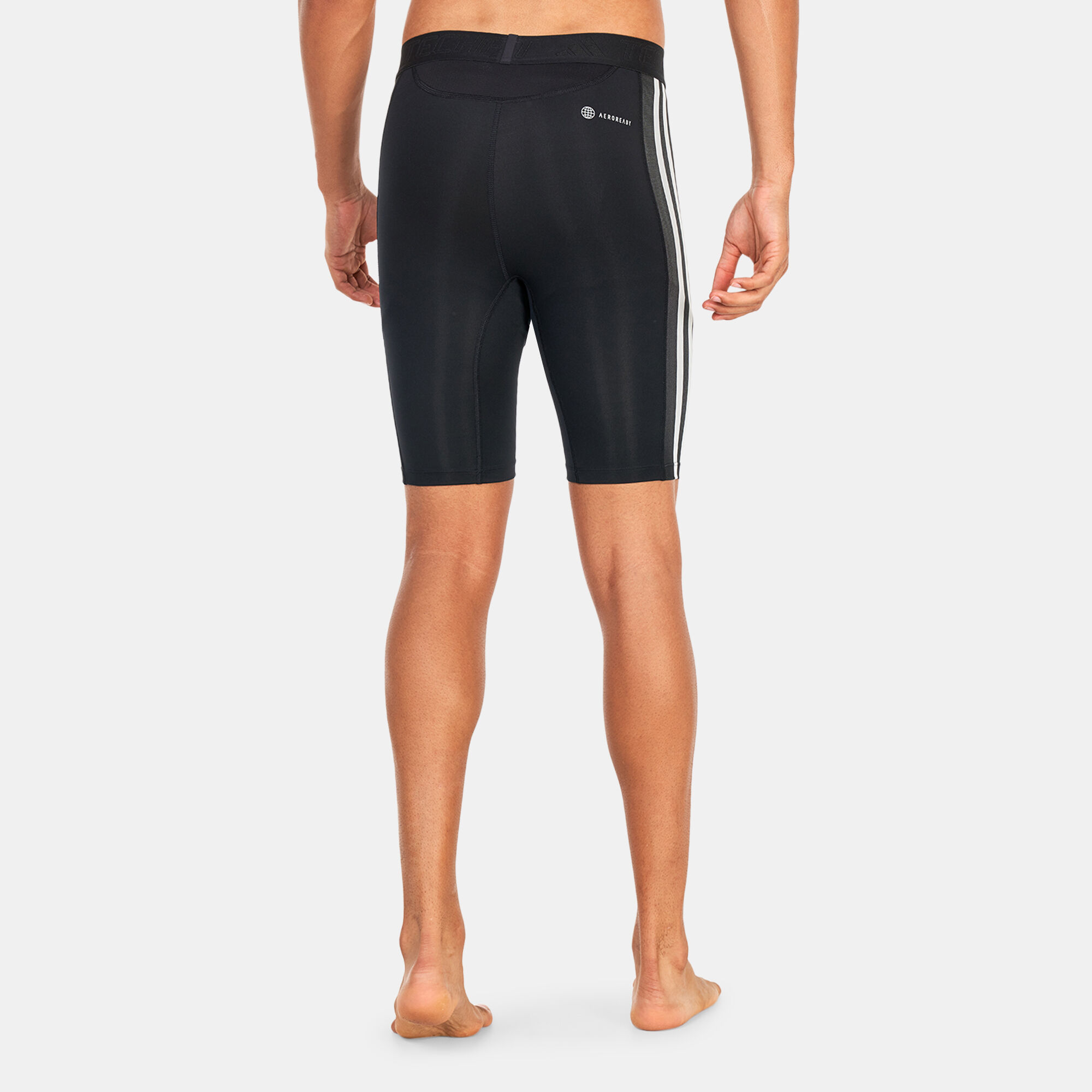 Men s Techfit Training 3 Stripes Training Short Tights