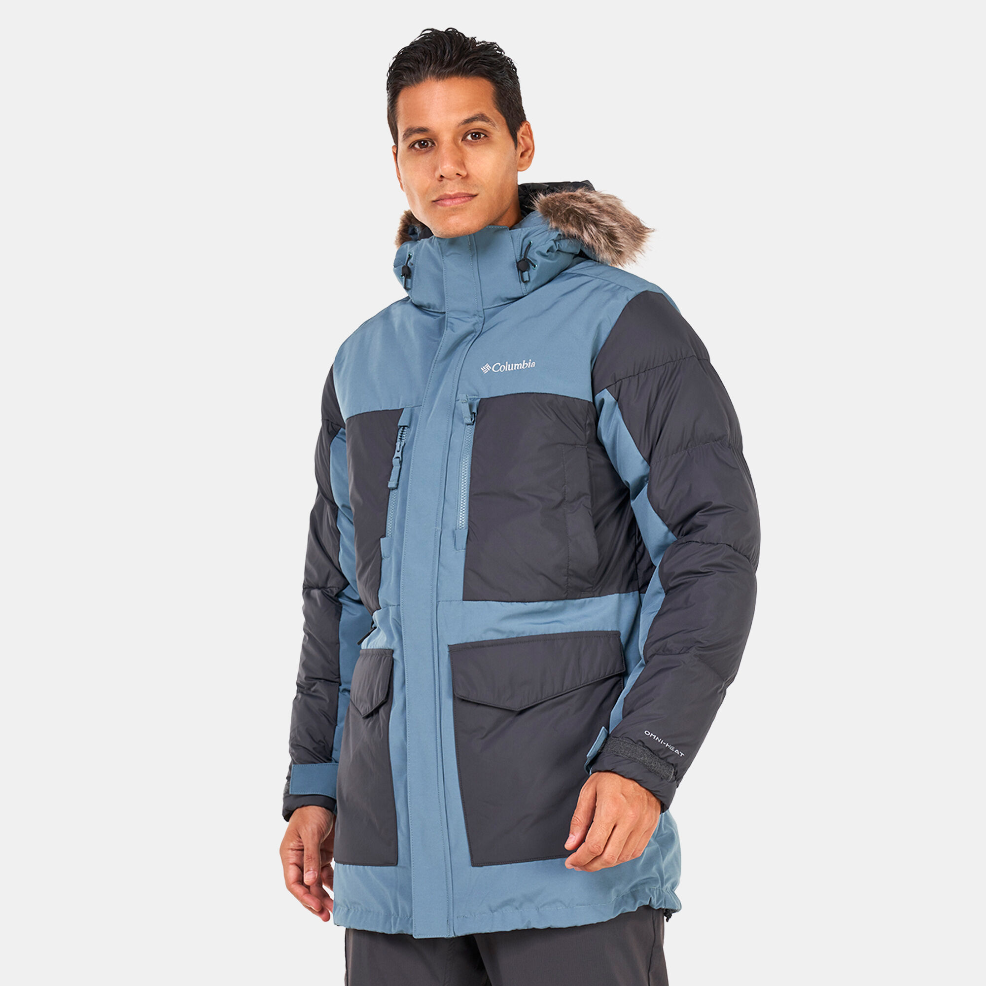 Men s Marquam Peak Fusion Parka Jacket Green Columbia in Kuwait SSS
