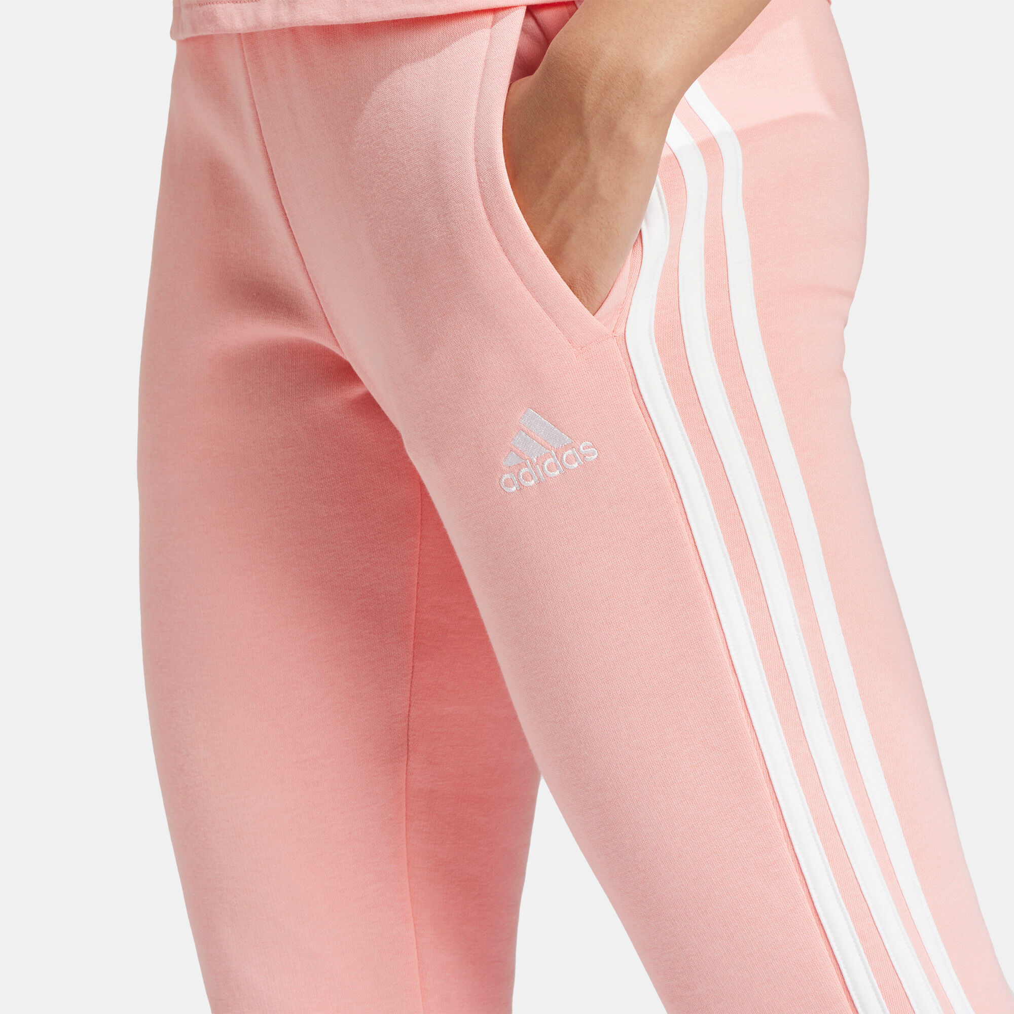 Adidas dusty pink track pants outlet
