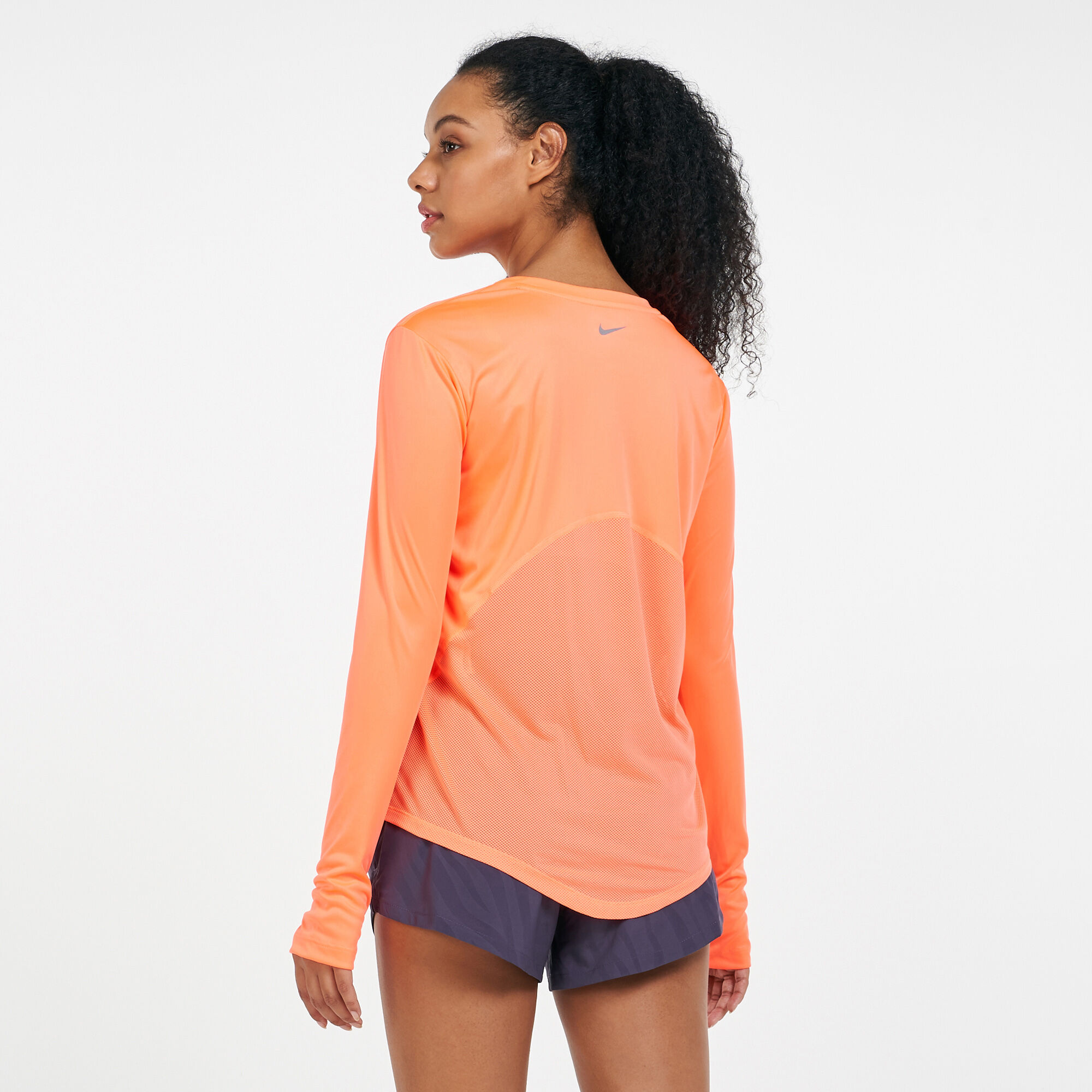 Women s Miler T Shirt Orange Nike in Kuwait SSS