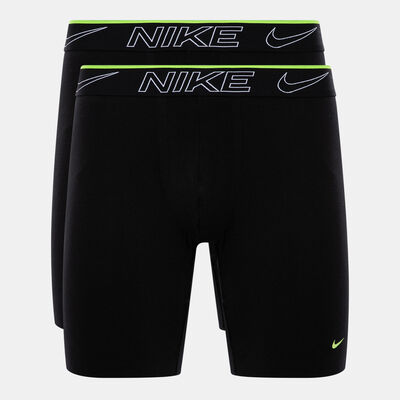 Nike Men's Dri-FIT Elite Cotton Stretch Boxers (2 Pack) Black