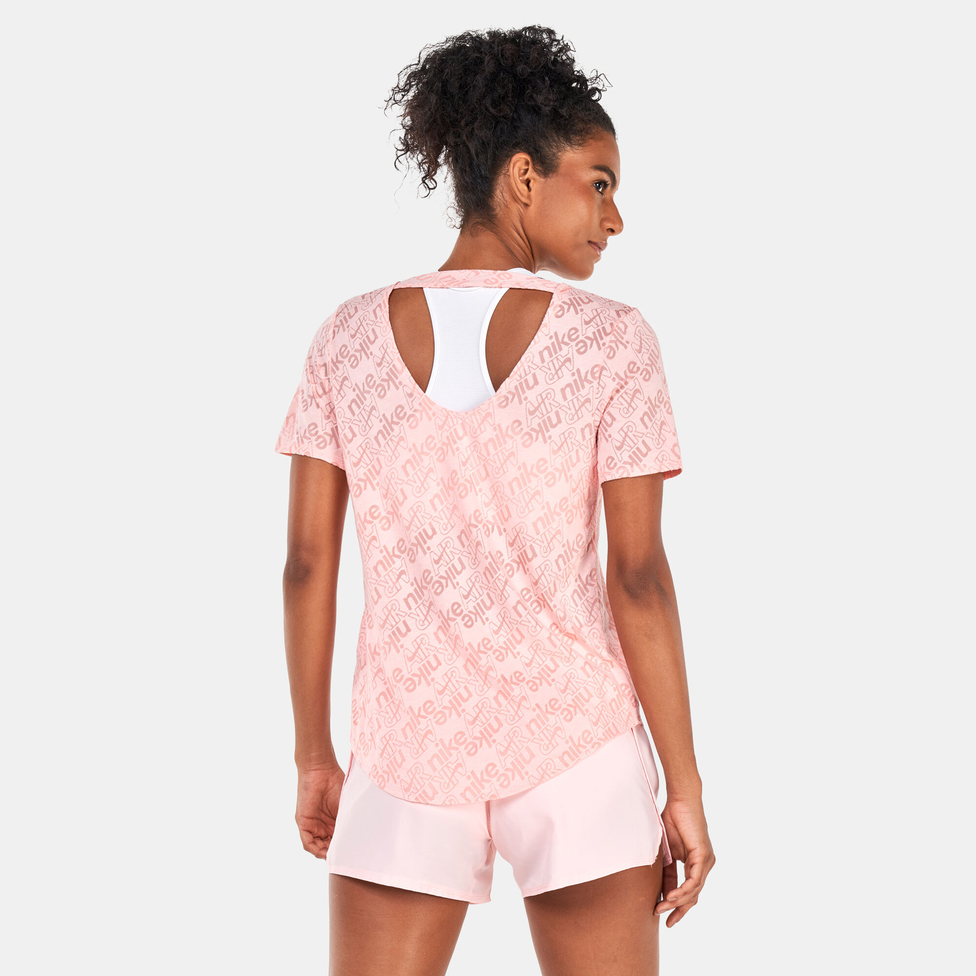Women s Air Dri FIT Running T Shirt Peach Nike in Kuwait SSS