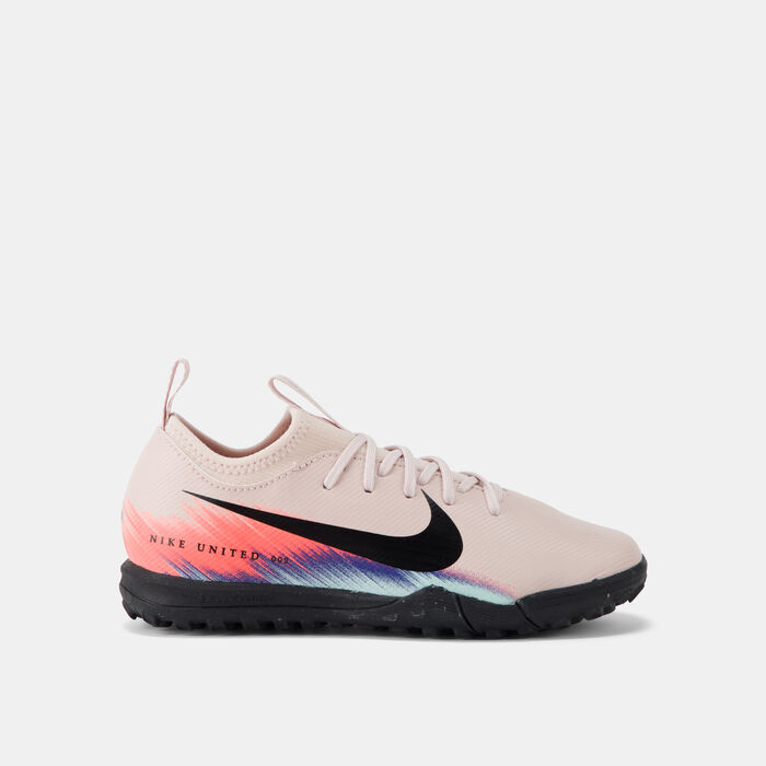 Nike Kids' Mercurial Vapor 16 Academy Turf Ground Football Shoes Pink image number 1