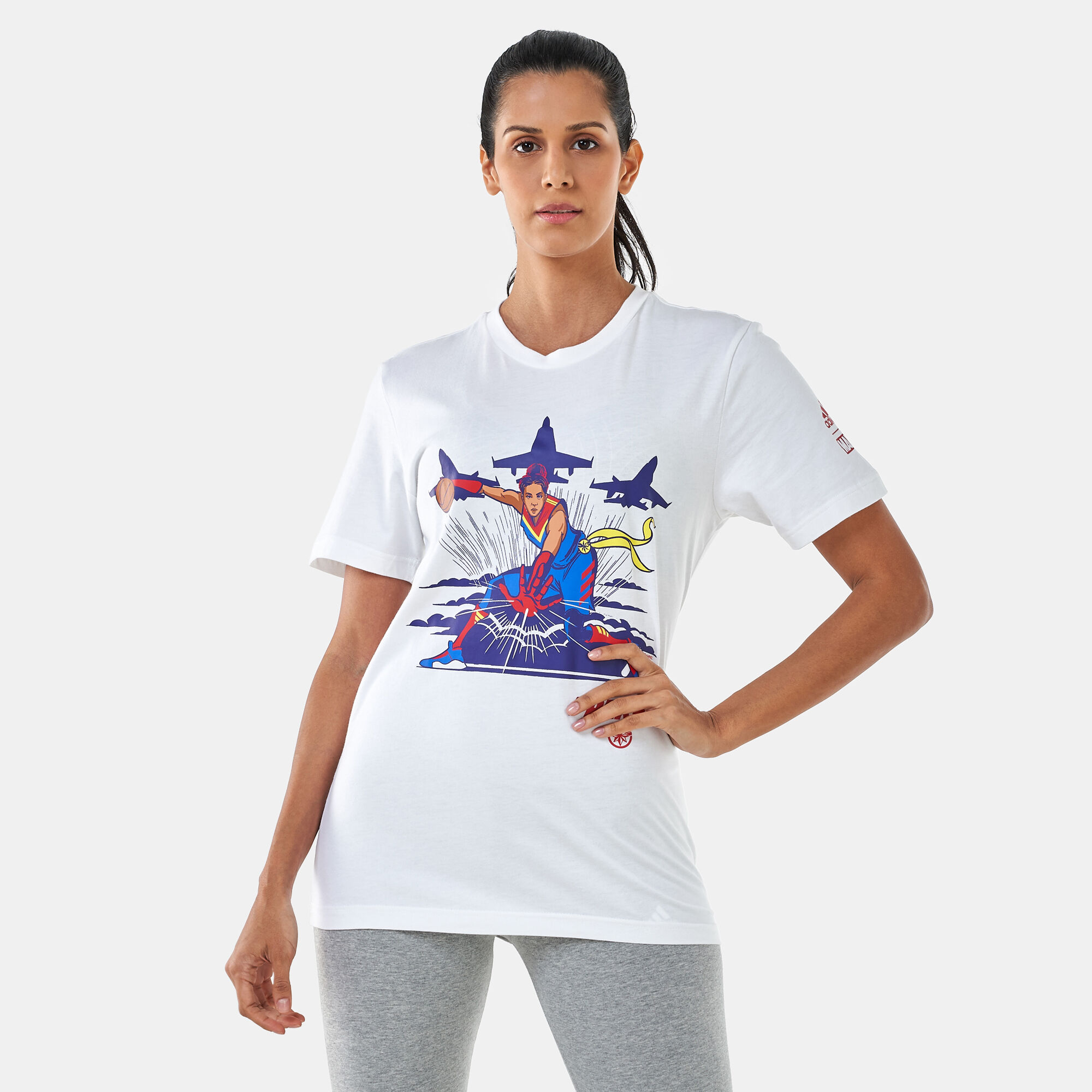 Men s X Marvel Captain Marvel Candace Parker T Shirt