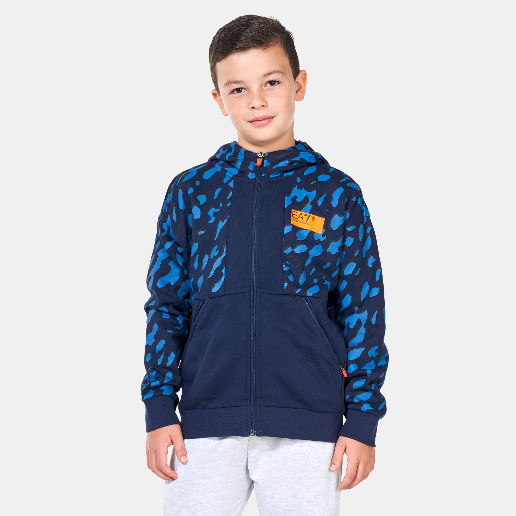 Buy EA7 Emporio Armani Kids Graphic Series Full Zip Hoodie Older