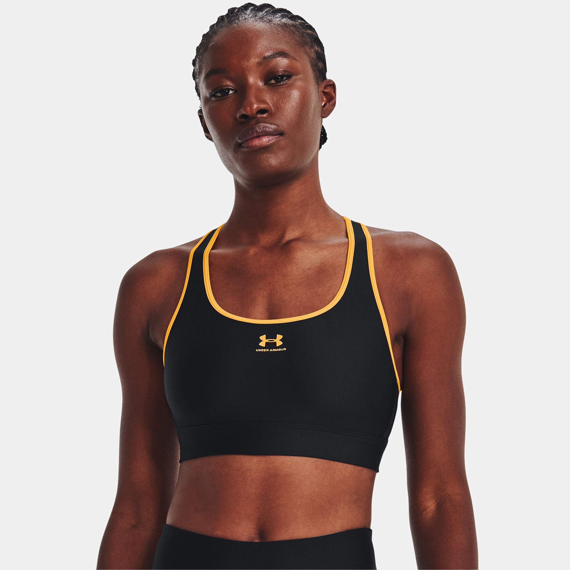 Women's ua armour mid sportstyle graphic sports bra clearance