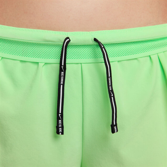 Nike Women's AeroSwift Dri-FIT ADV Mid-Rise Running Shorts Green image number 2