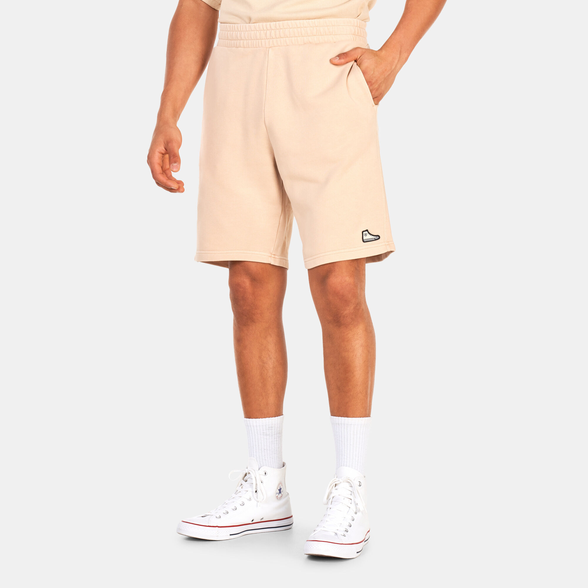 Sneaker Patch Shorts Beige Converse in Kuwait SSS