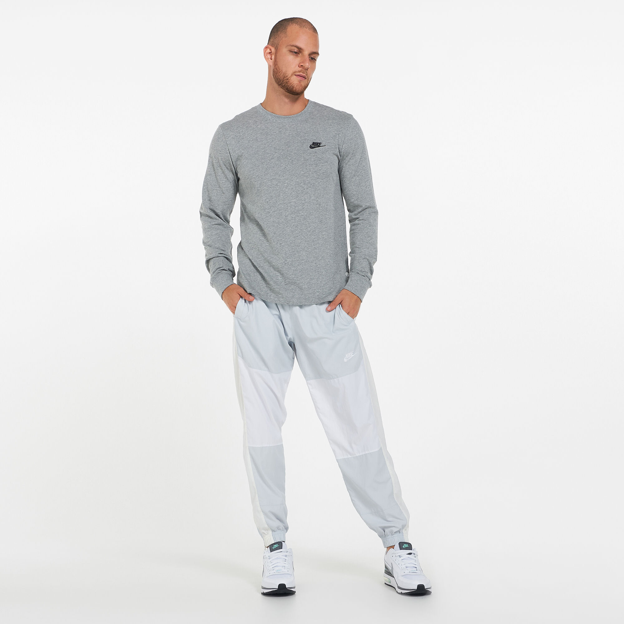 nike track pants and shirt
