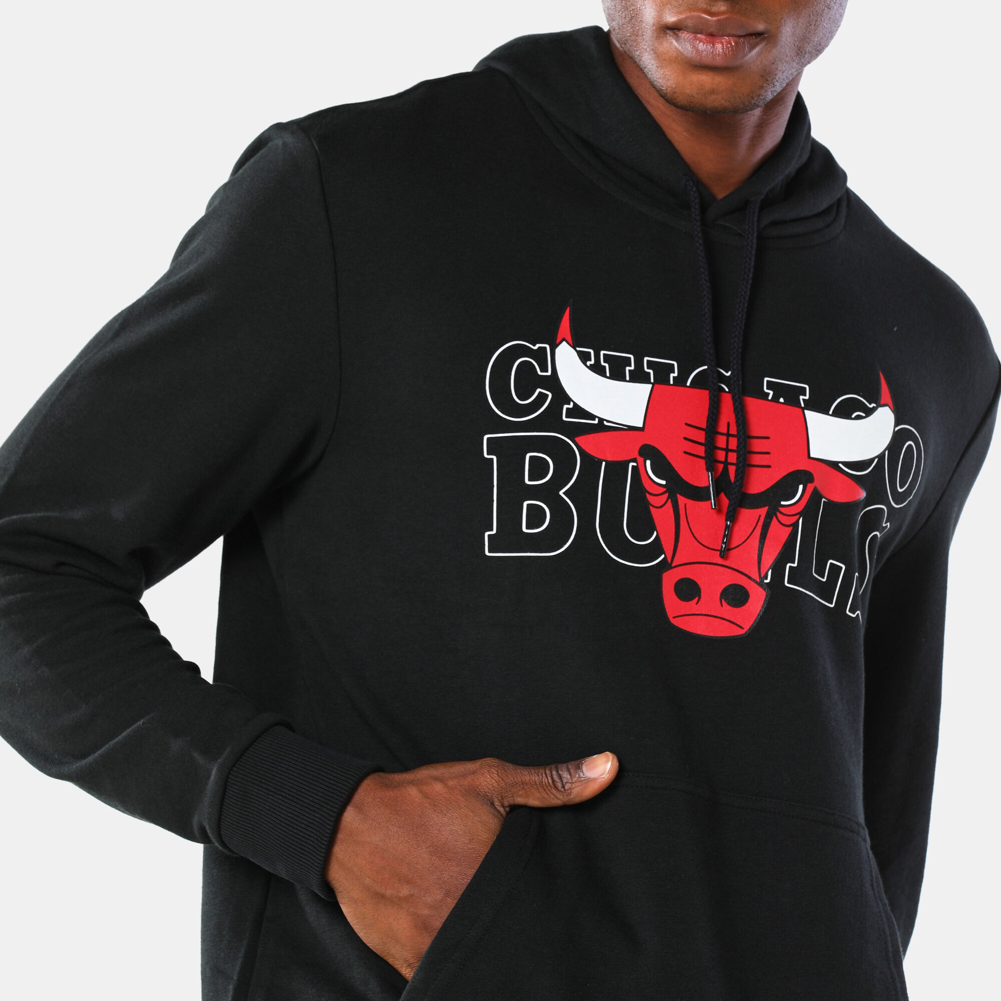 Chicago bulls black hoodie discount