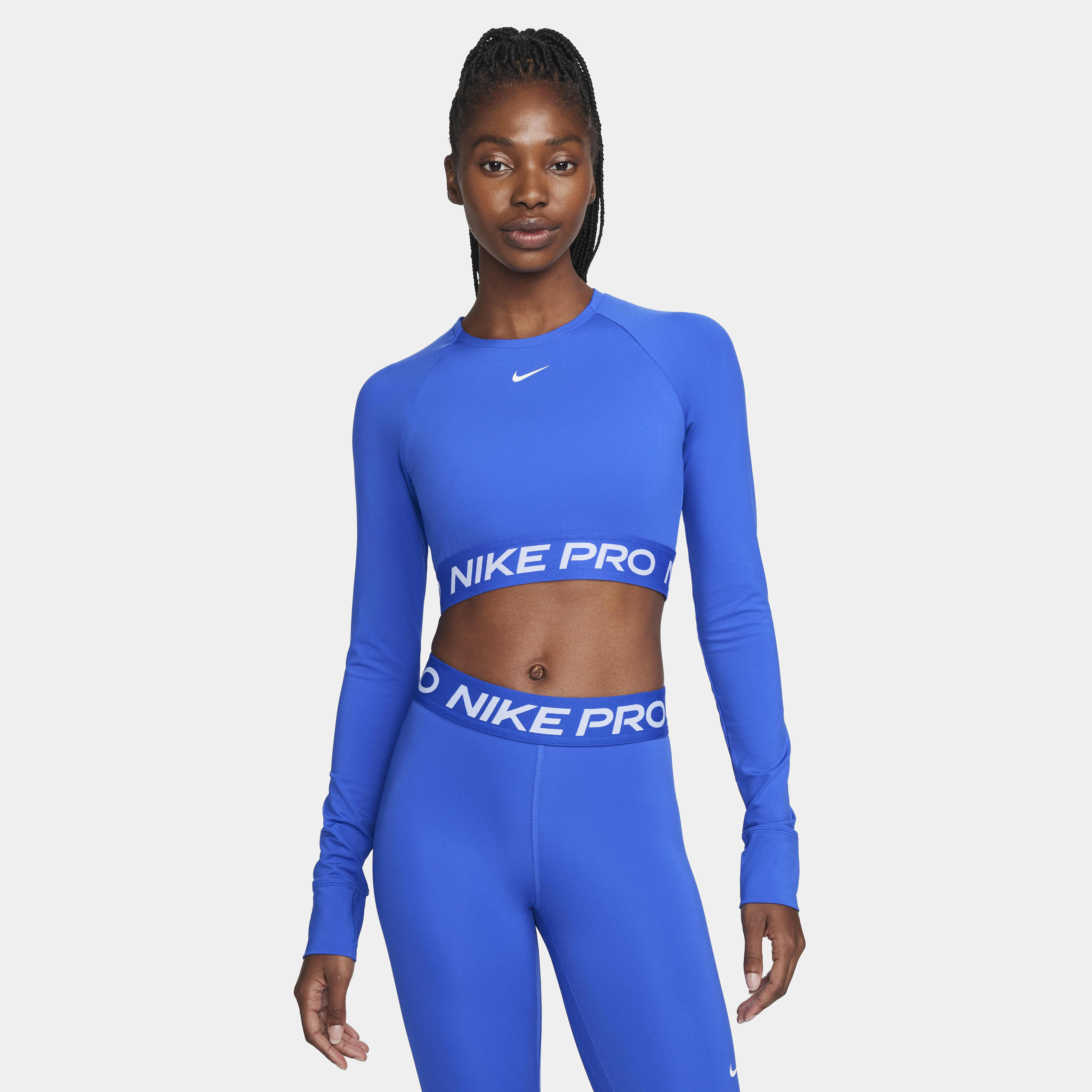 Nike cropped workout top on sale
