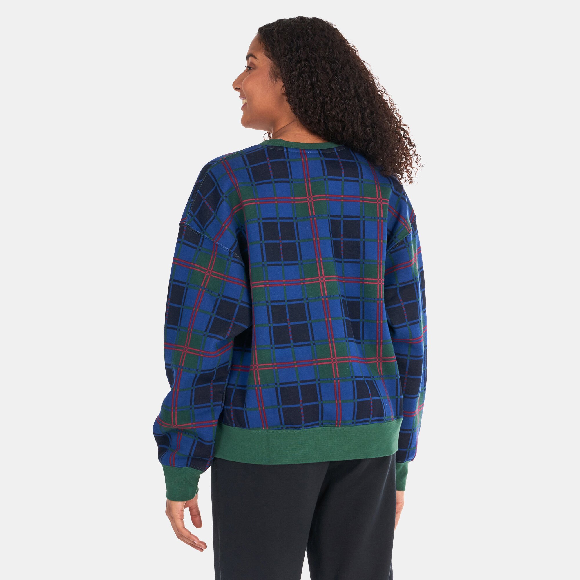 Nike plaid sweater best sale