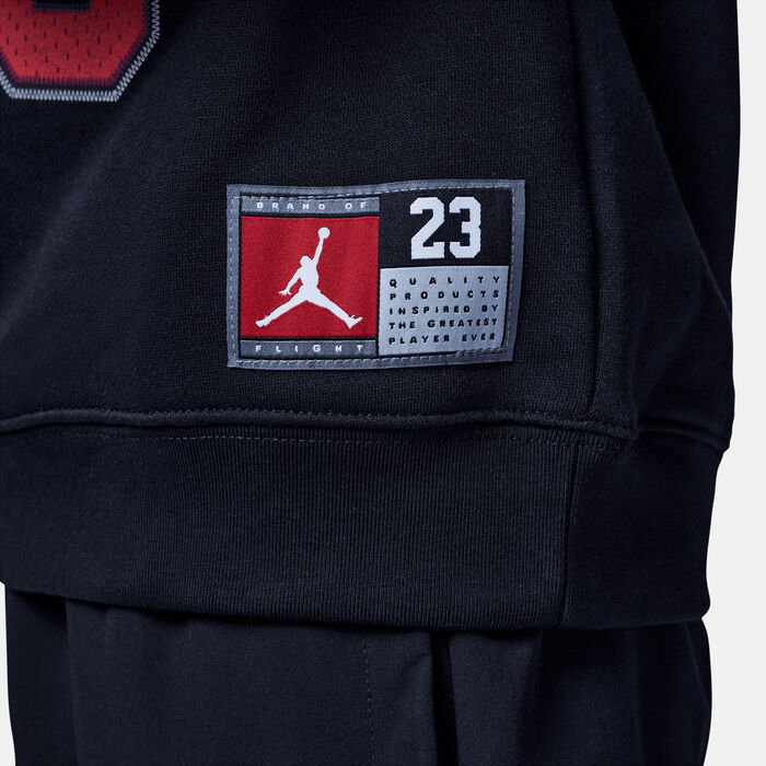 Jordan Kids' Fleece Hoodie Black image number 4