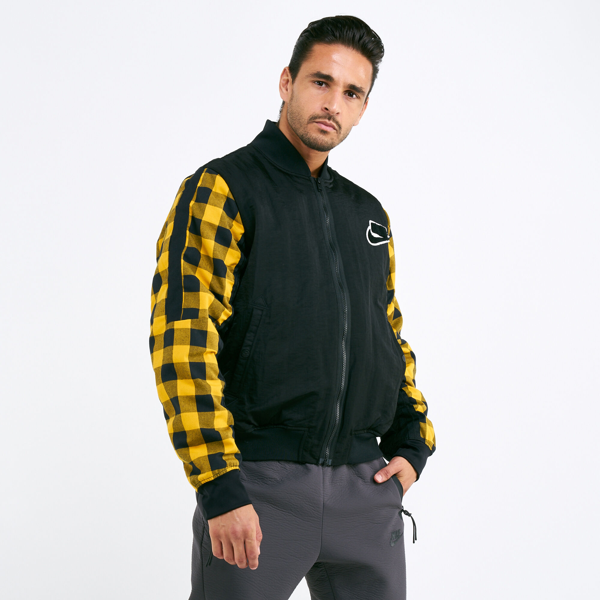Men s Sportswear Bomber Jacket Black Nike in Kuwait SSS
