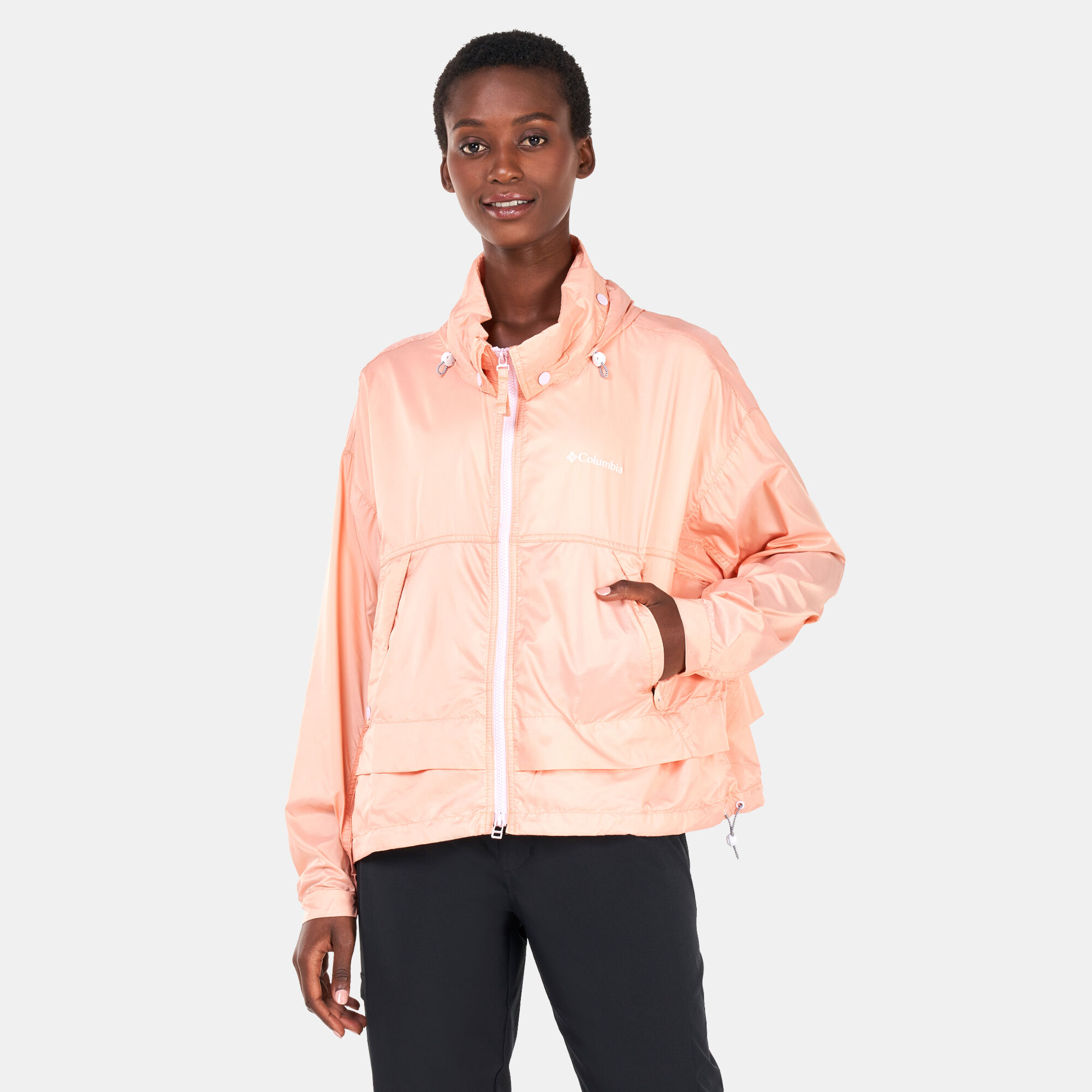 Women s Paracutie Windbreaker Jacket Pink Columbia in Kuwait SSS