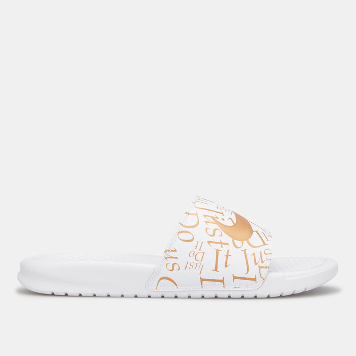 Nike Women's Benassi JDI Print Slides White image number 1