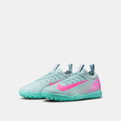 Nike Kids' Mercurial Vapor 16 Academy Turf Ground Football Shoes Green