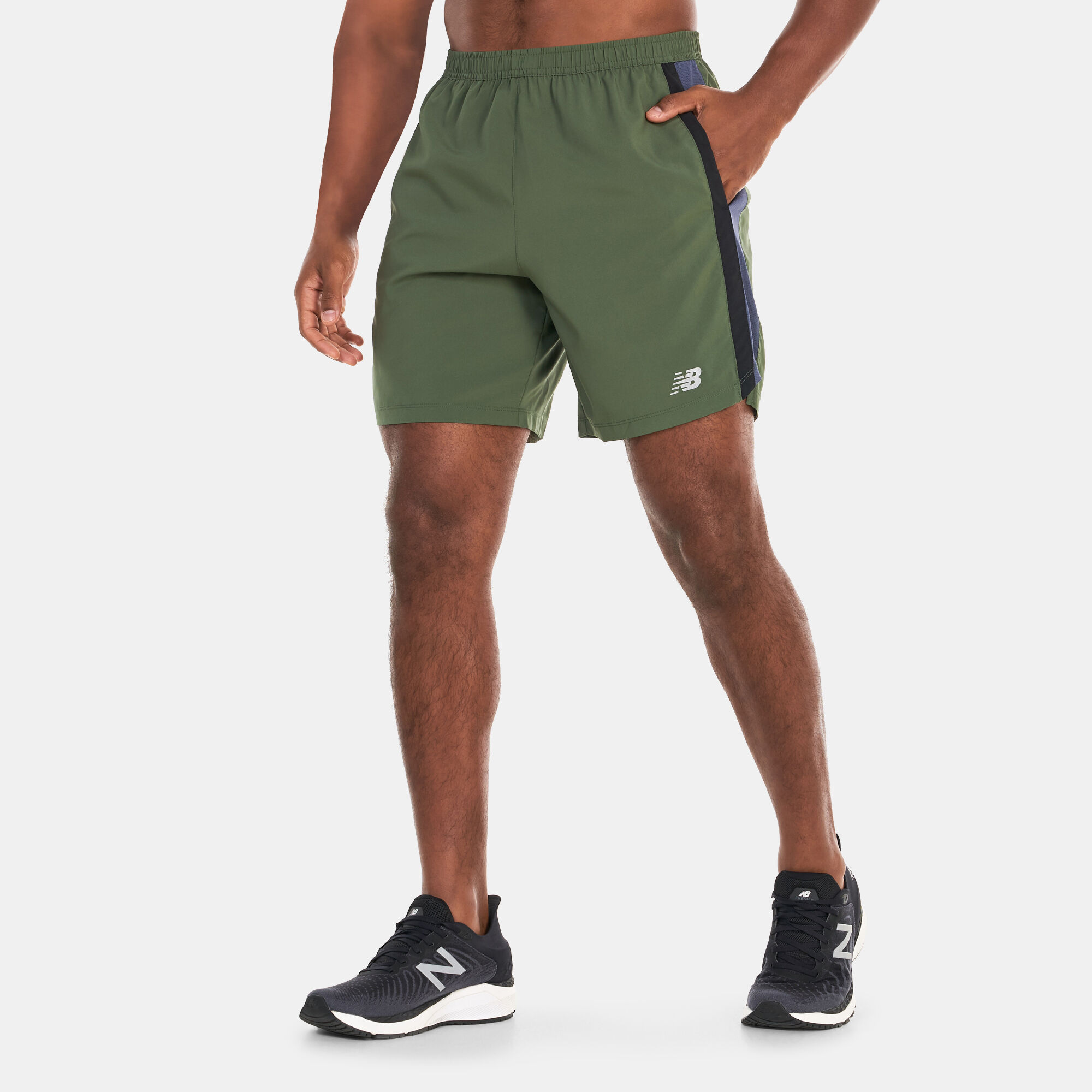 New balance training shorts hot sale