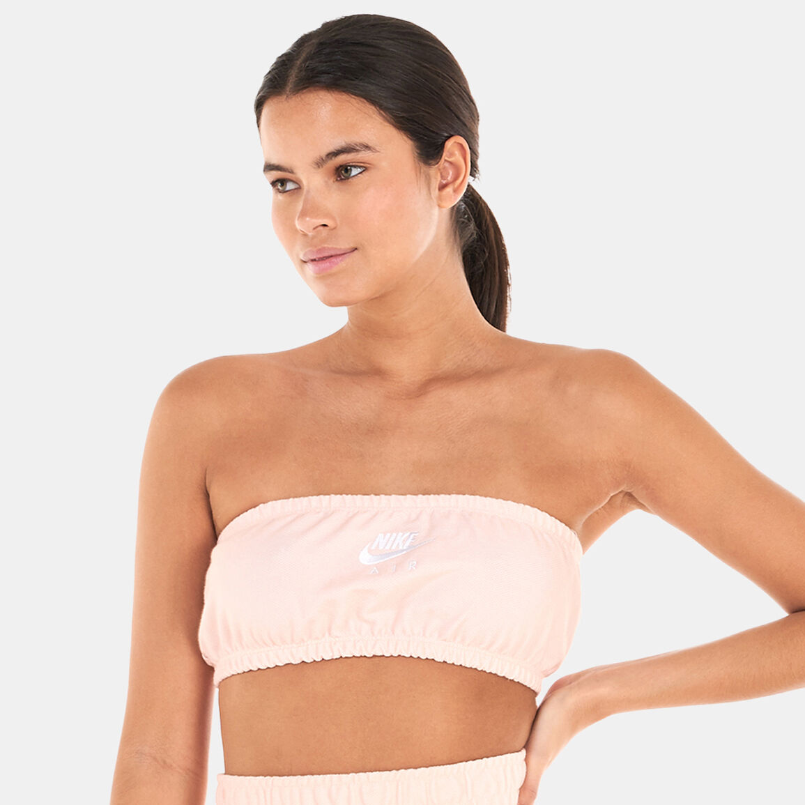 Women s Air Pique Bandeau Top Pink Nike in Kuwait SSS