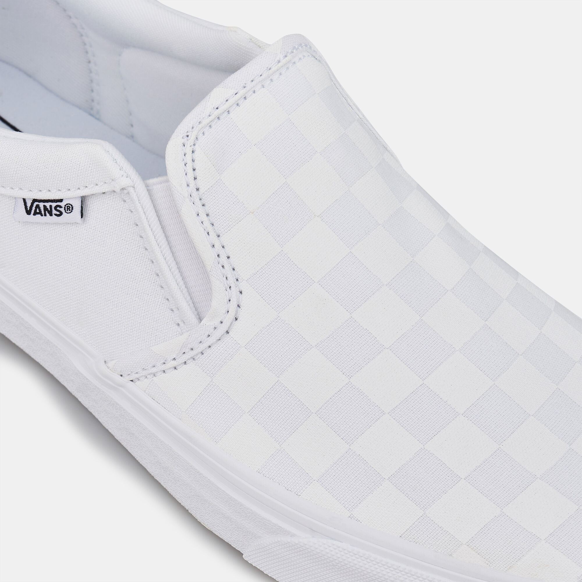 Men s Asher SlIp On Shoe White Vans in Kuwait SSS
