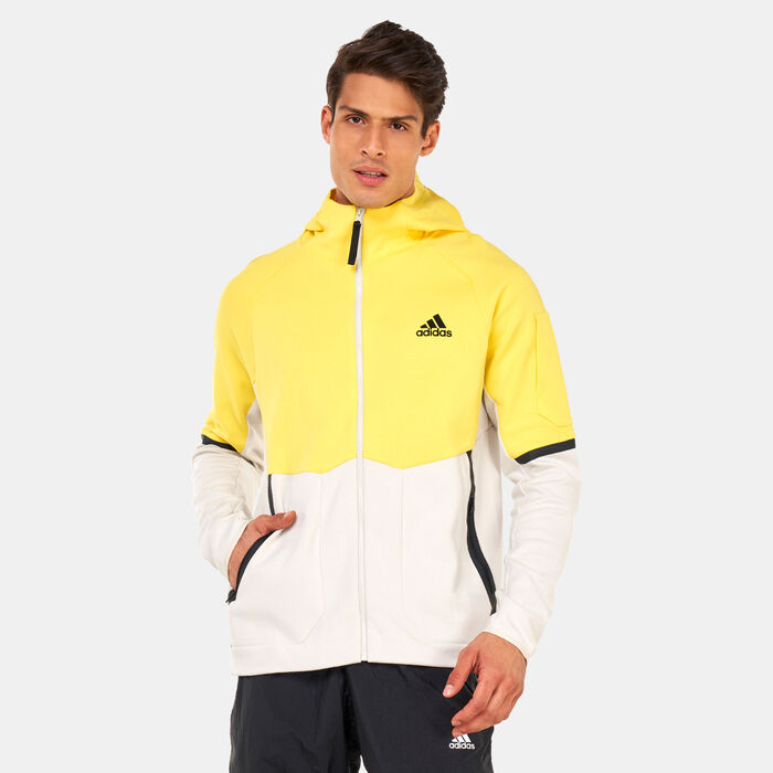 adidas Men's Designed for Gameday Full-Zip Jacket Blue image number 0