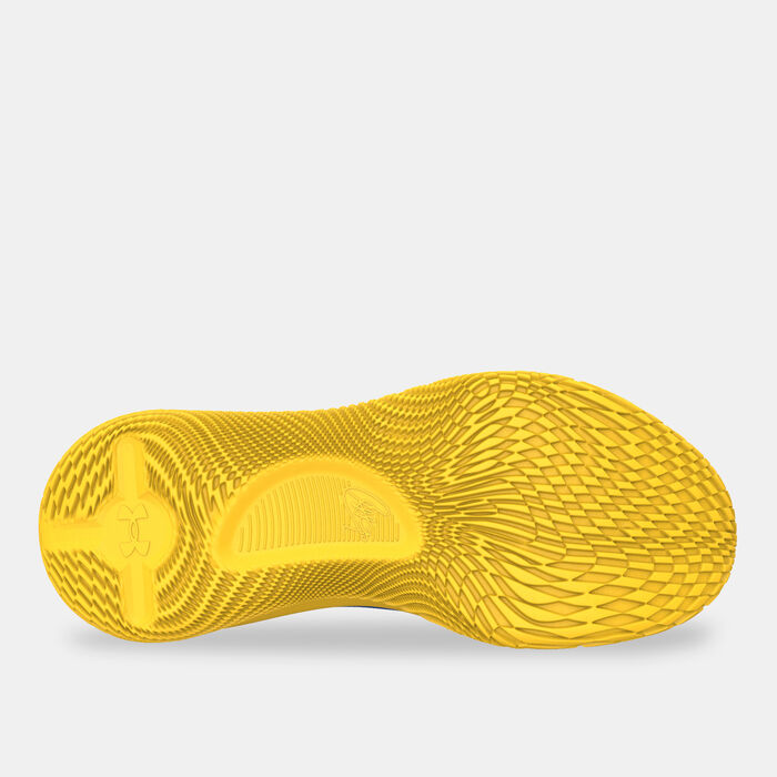 Under Armour Curry 4 Low FloTro Basketball Shoes Blue image number 3