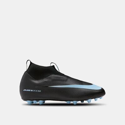 Nike Kids' Mercurial Superfly 10 Academy Artificial Grass Football Shoes Black