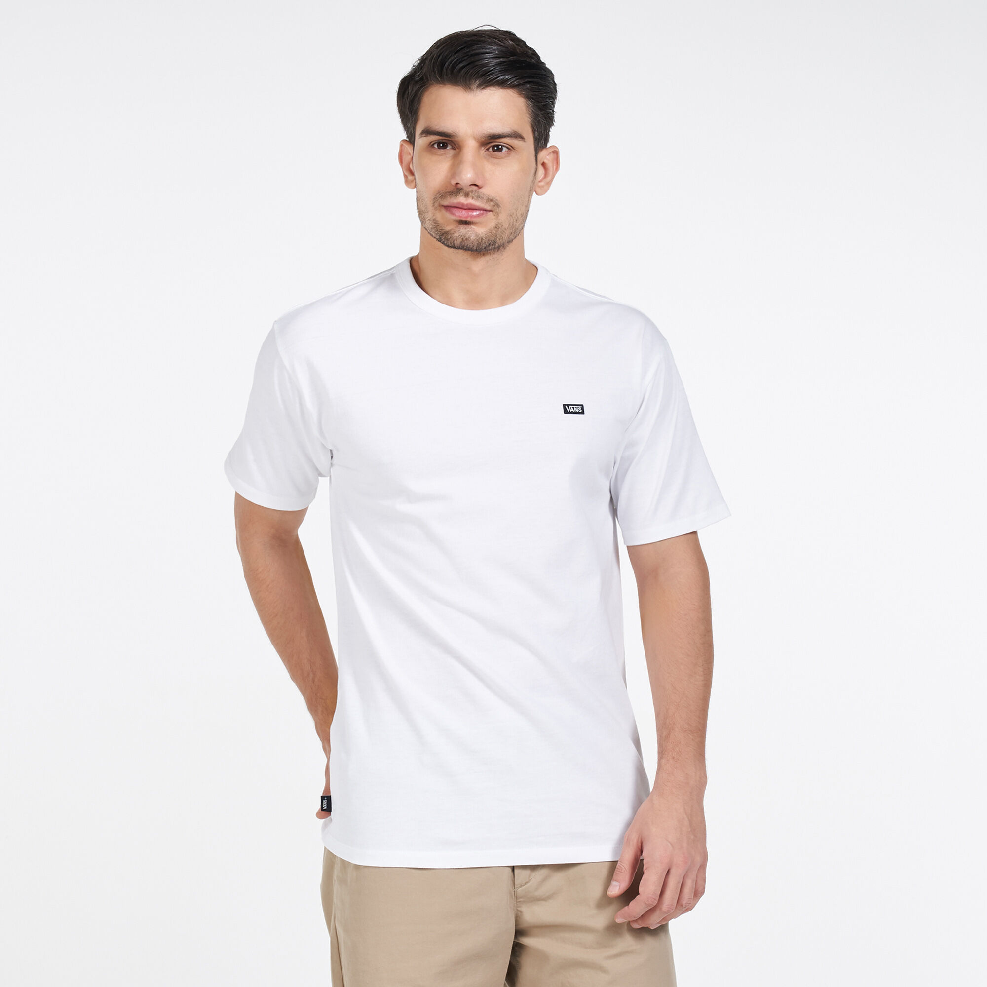 Vans off the wall white t shirt hotsell