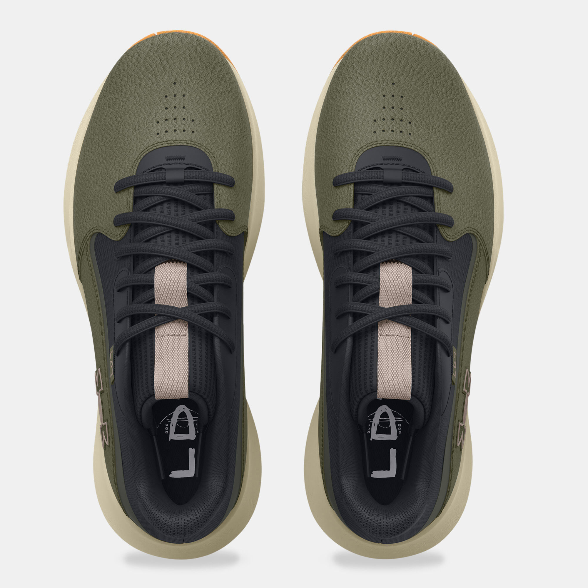 Dark green under armour shoes discount