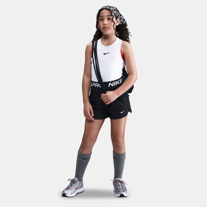 Nike Kids' Pro Fleece Dri-FIT Shorts Black image number 2