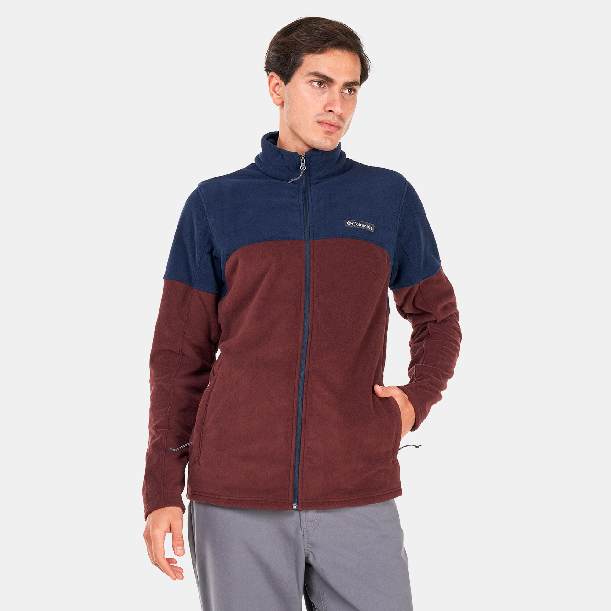 Men s Basin Trail III Fleece Full Zip Jacket Purple Columbia in Kuwait SSS