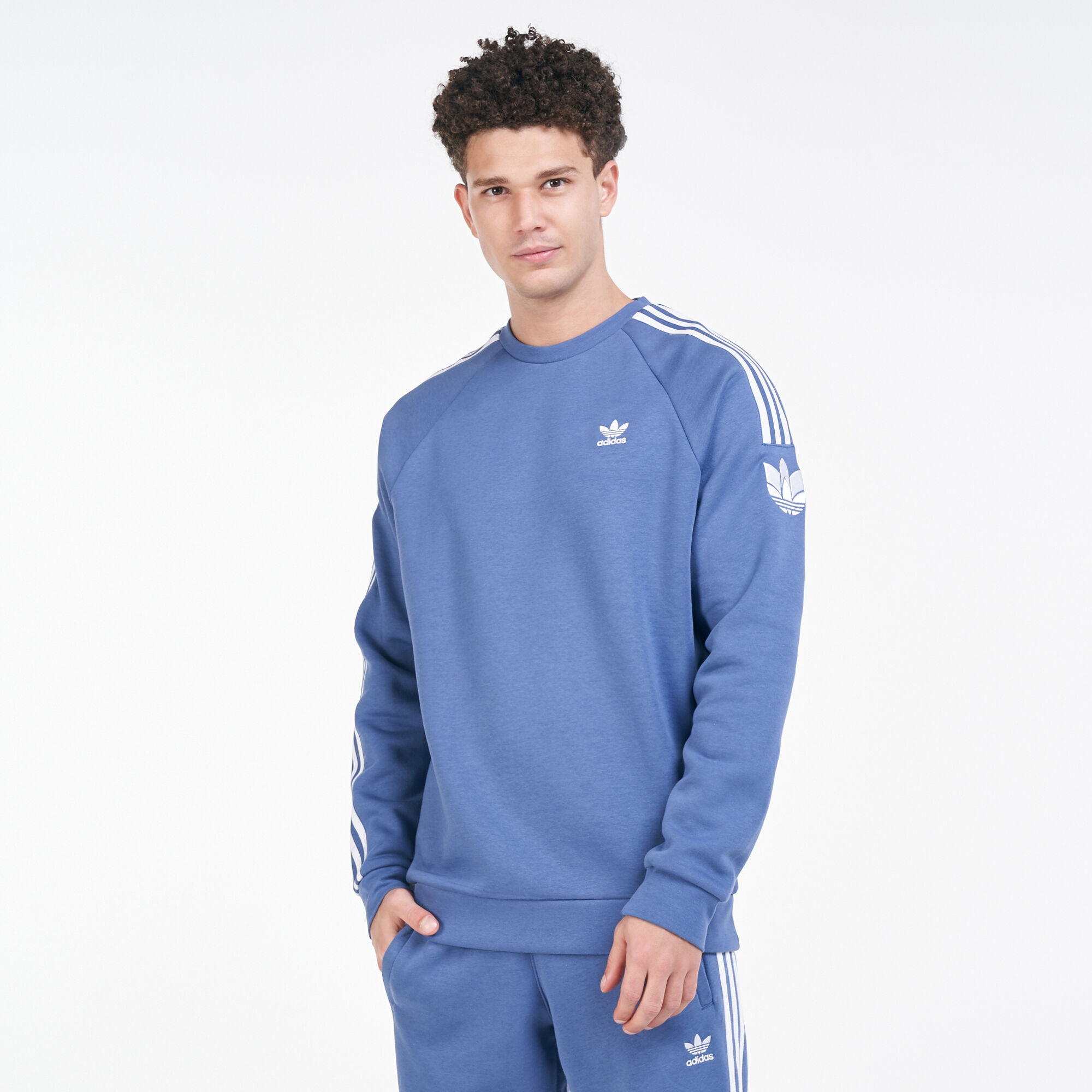 Adidas originals men's 3d trefoil graphic sweat hoodi shop