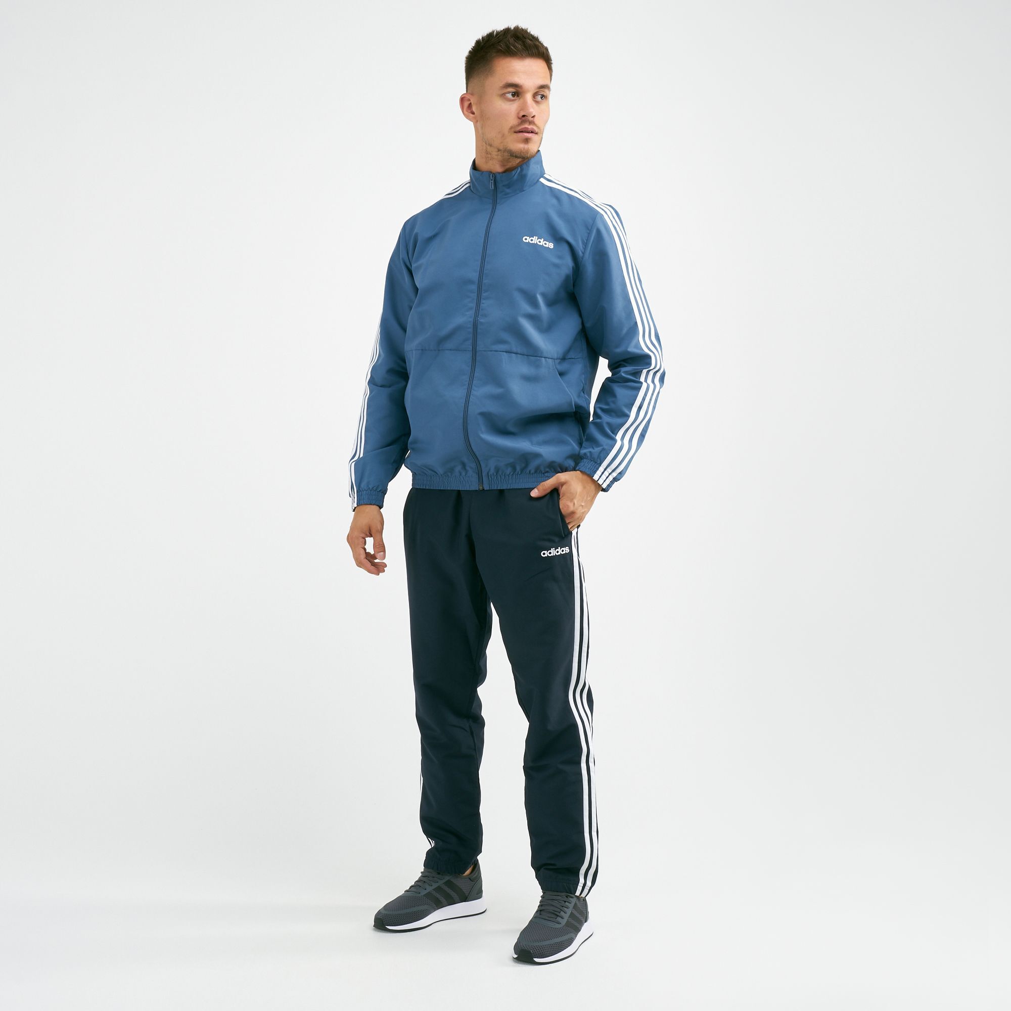 Buy adidas Men s MTS 3 Stripe Tracksuit Multi in Kuwait SSS