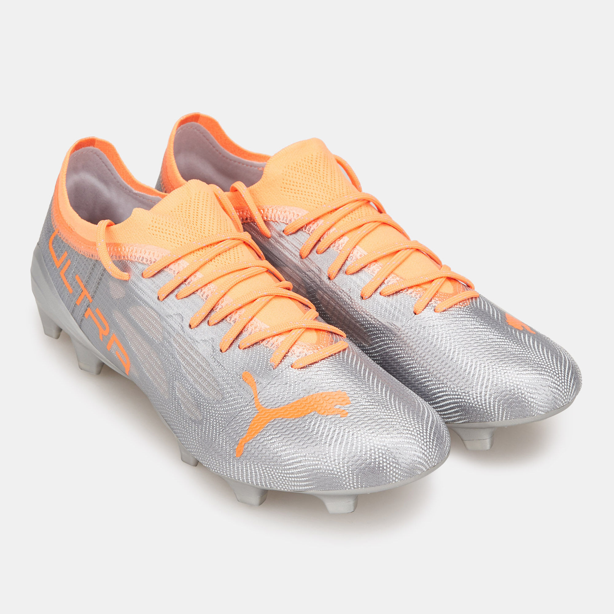 Men s ULTRA 1.4 Firm Ground Artificial Grass Football Shoe Silver PUMA in Kuwait SSS