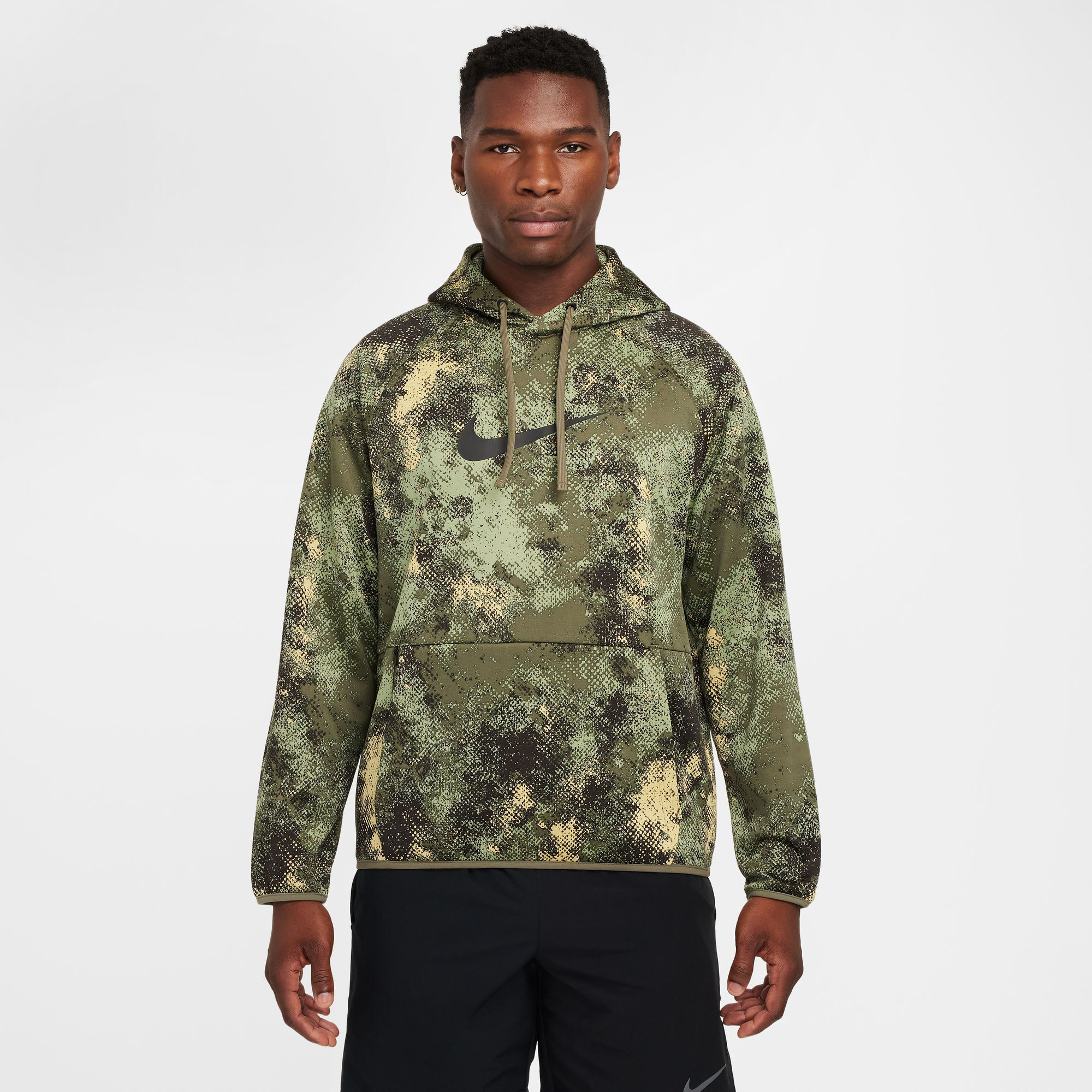 Nike men's camo hoodie discount