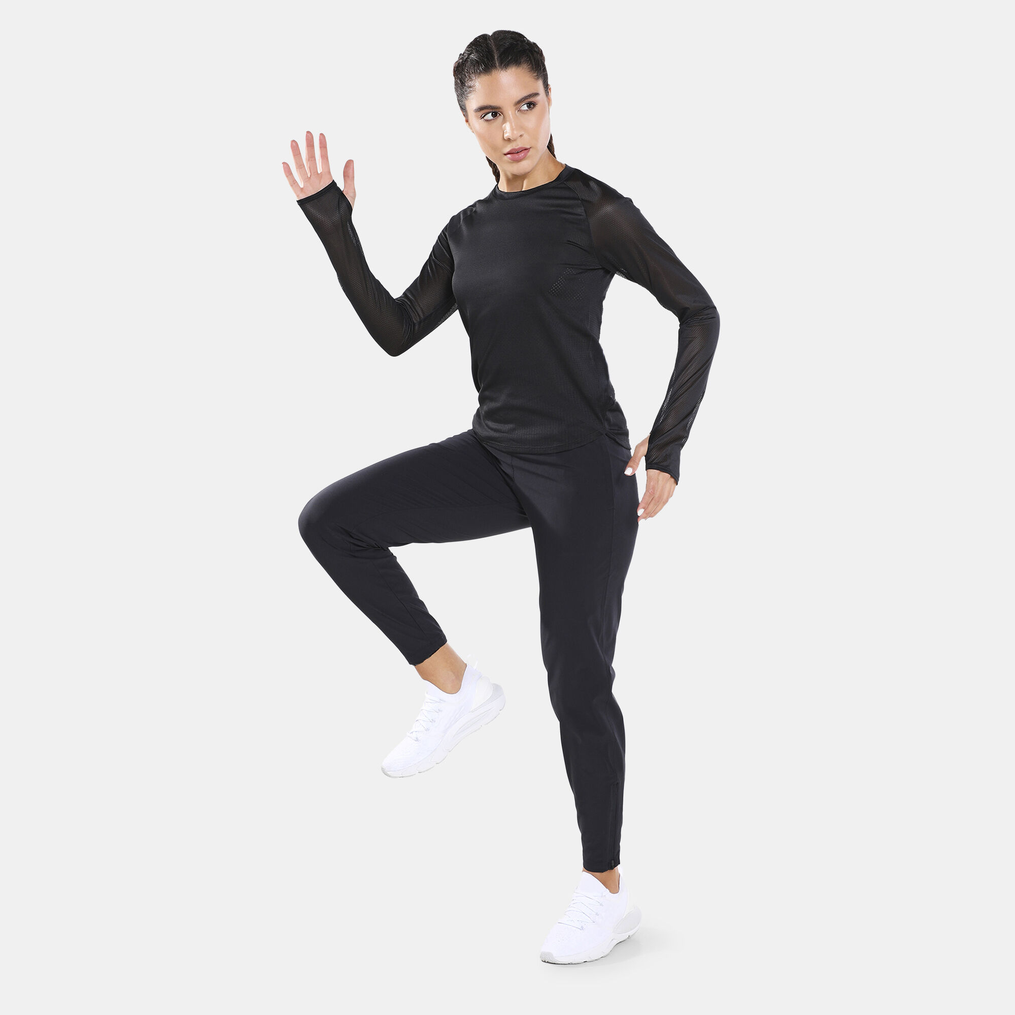 Buy Under Armour Women s UA OutRun the Storm Pants Black in Kuwait
