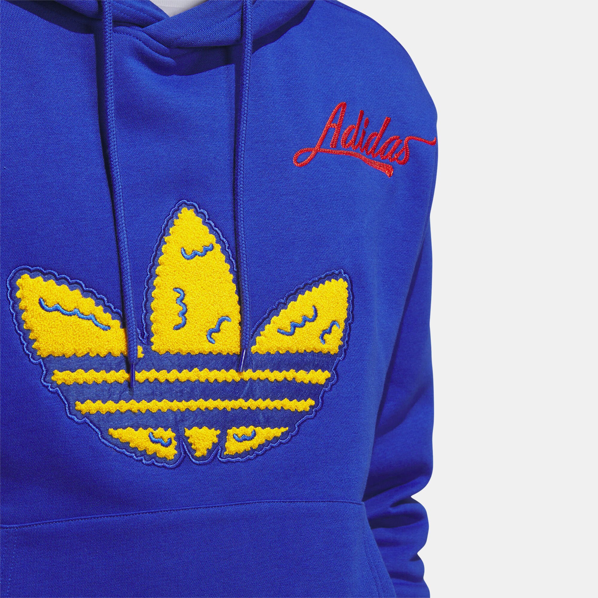 Blue and yellow adidas hoodie new arrivals