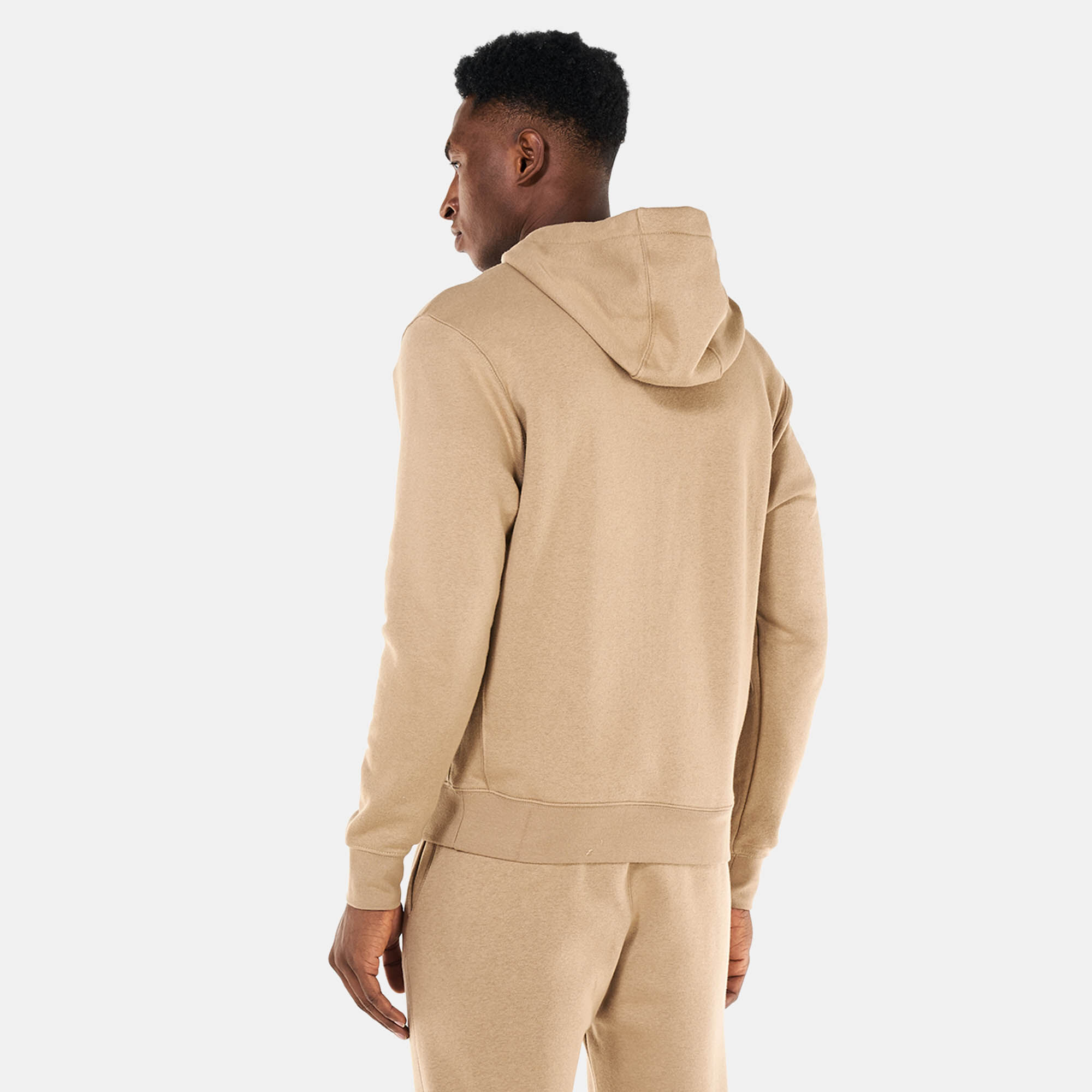 Sportswear Club Fleece Pullover Hoodie Beige Nike in Kuwait SSS