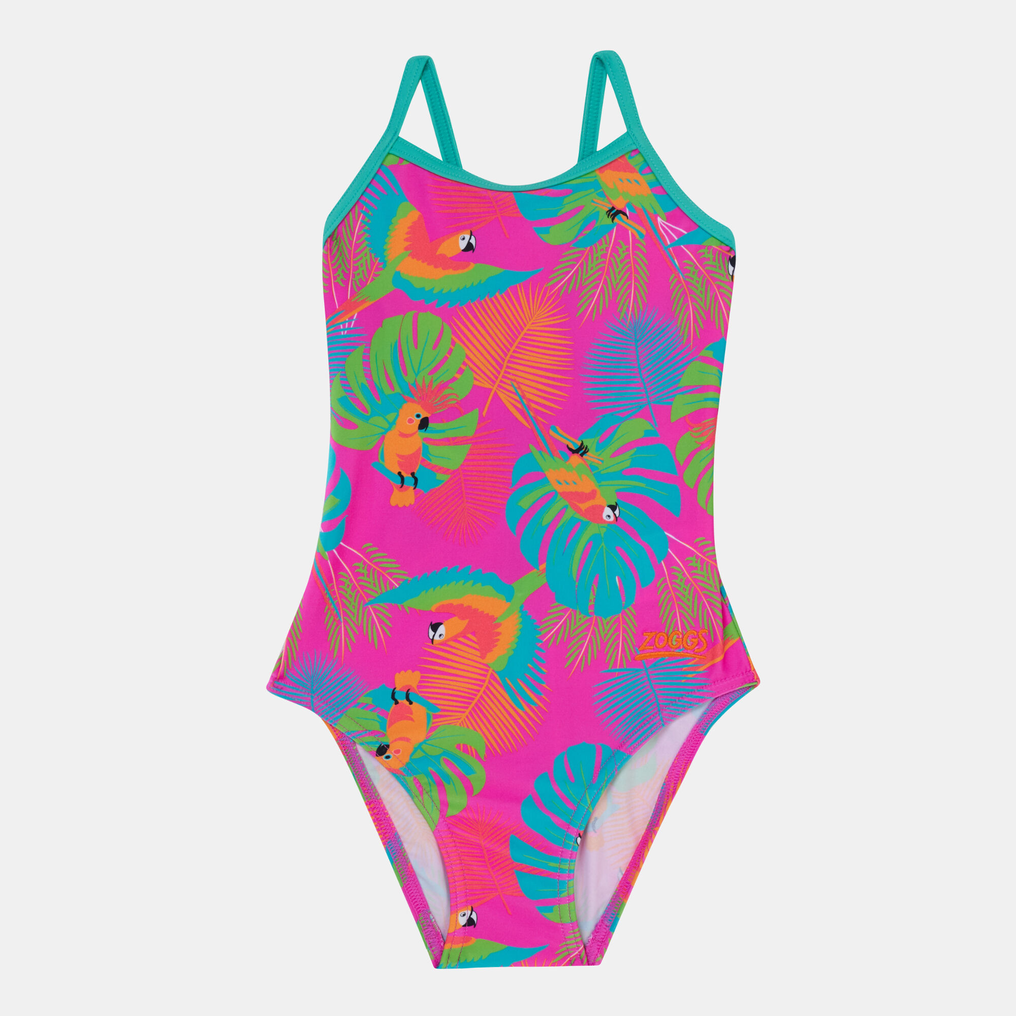 Zoggs Girls Wunderlust Yaroomba Floral One Piece Swimsuit
