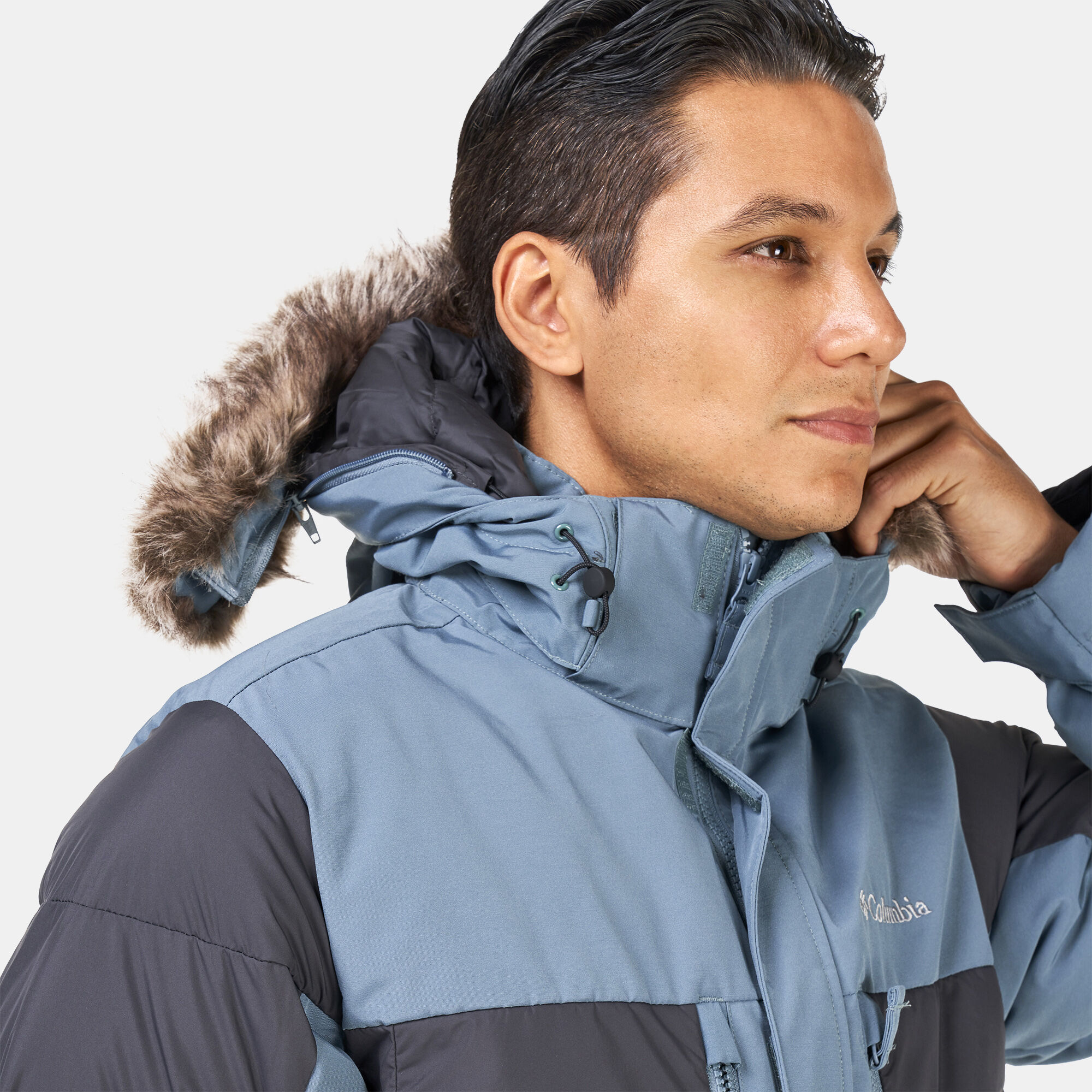 Men s Marquam Peak Fusion Parka Jacket Green Columbia in Kuwait SSS
