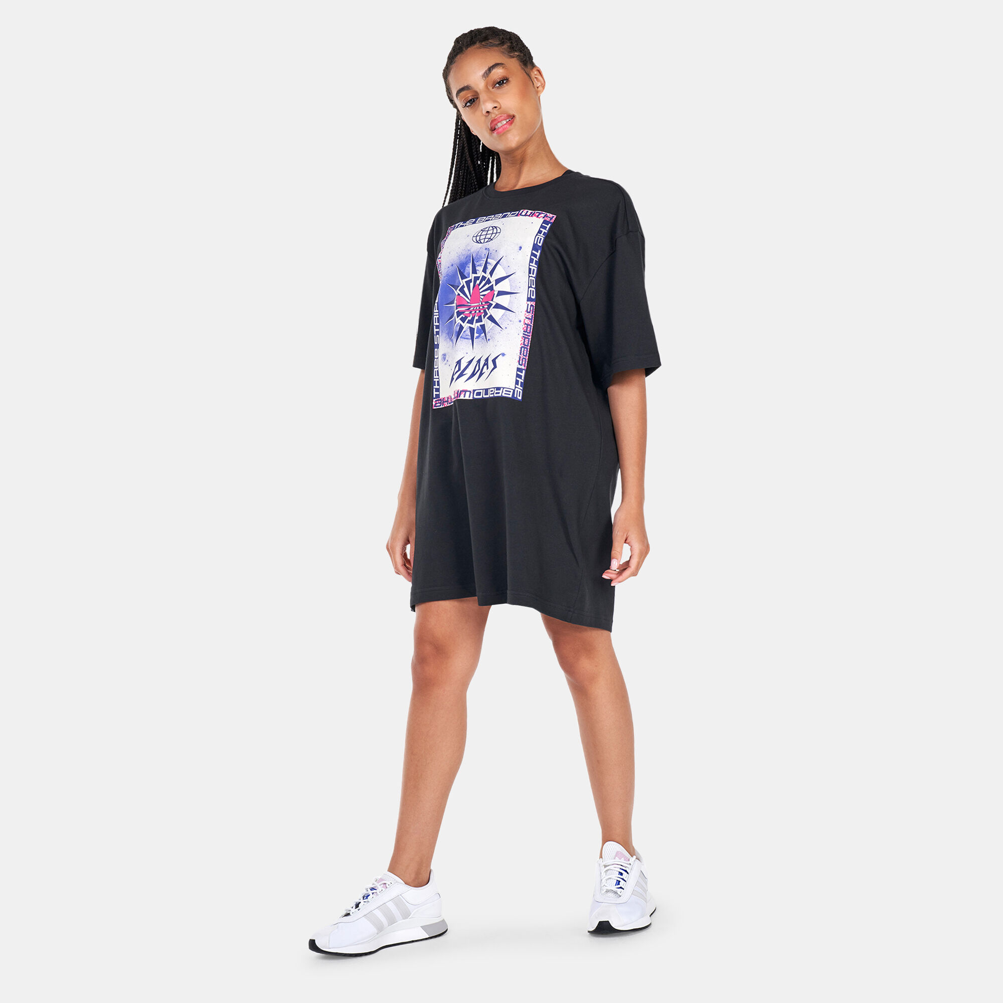 Women s T Shirt Dress Black adidas in Kuwait SSS