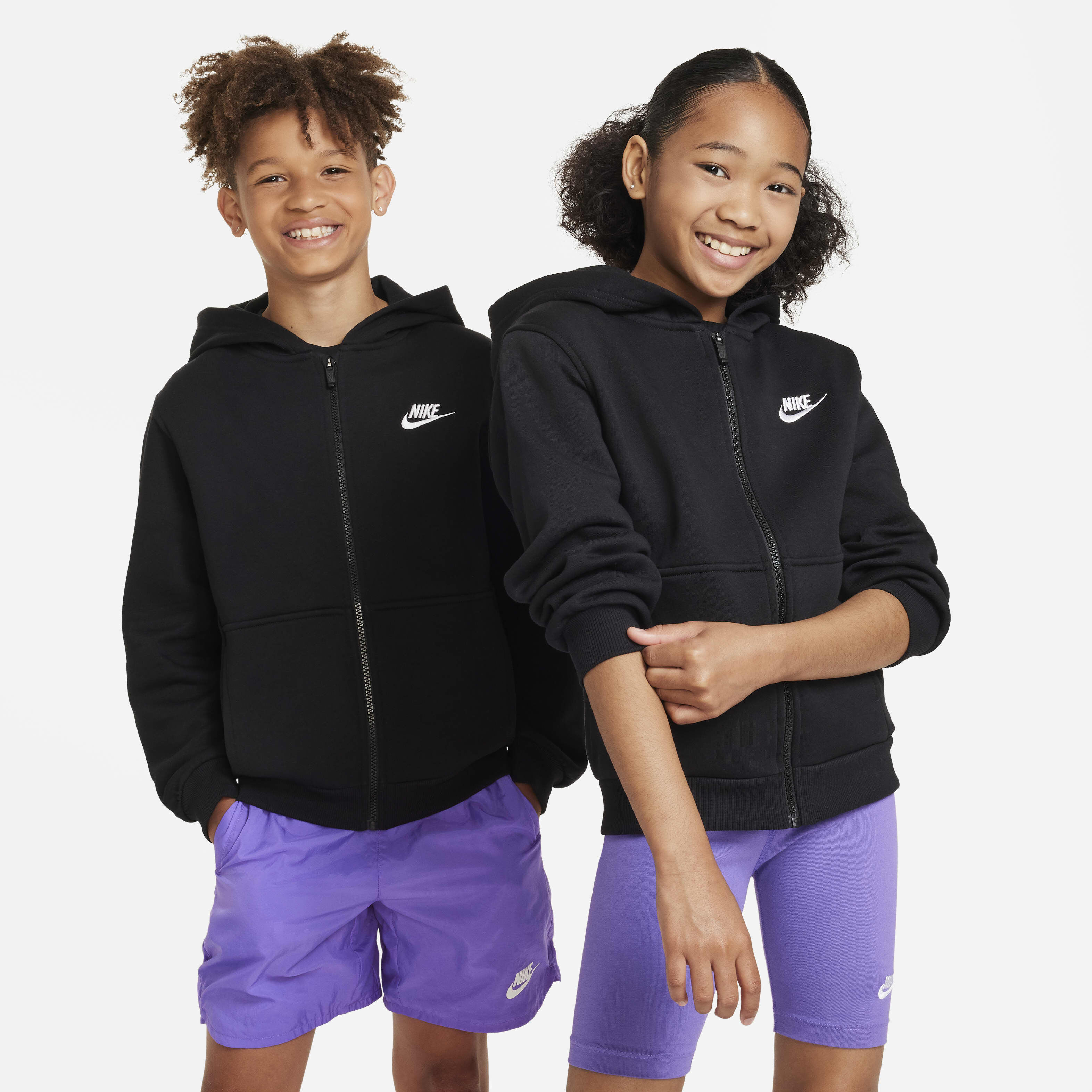 Nike zip up shorts sales