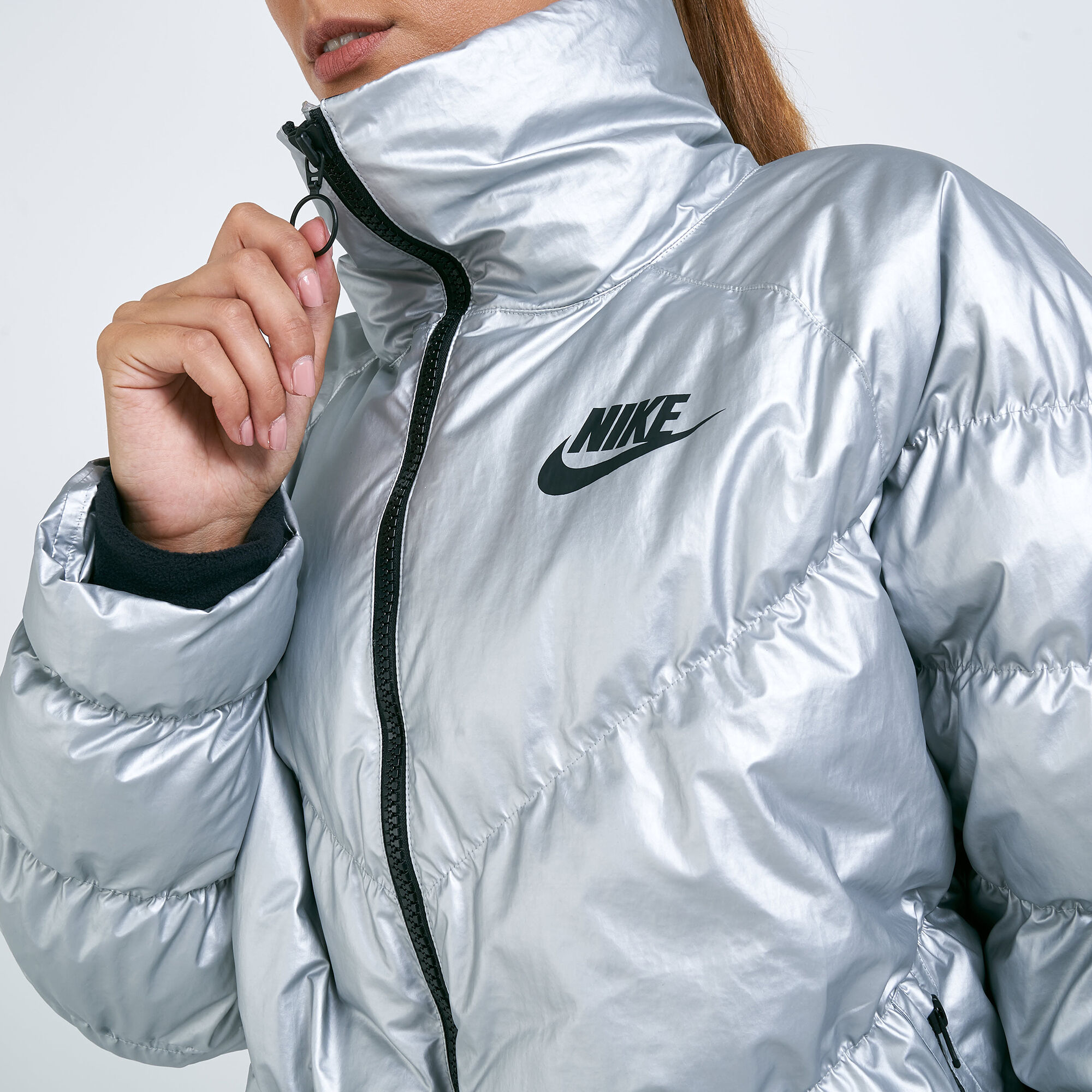 Nike gold silver jacket online
