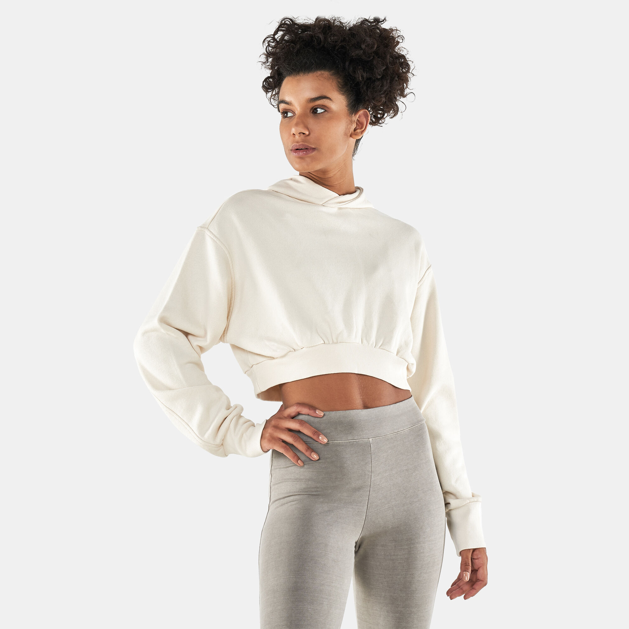 Reebok crop top hoodie best sale